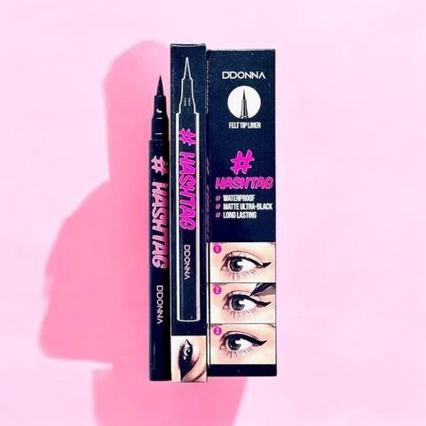 Eye-Liner Hashtag Couleur Noir Waterproof- D’donna