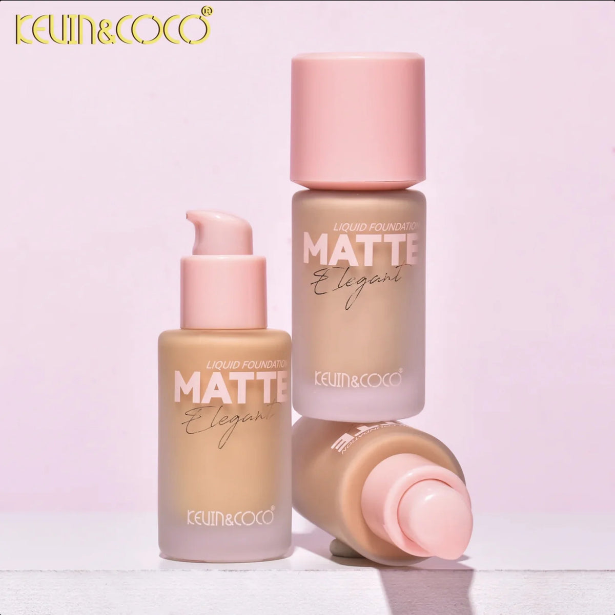 Set Complet Pour Le Teint 3 Pièces Matte Elegant - Kevin & Coco