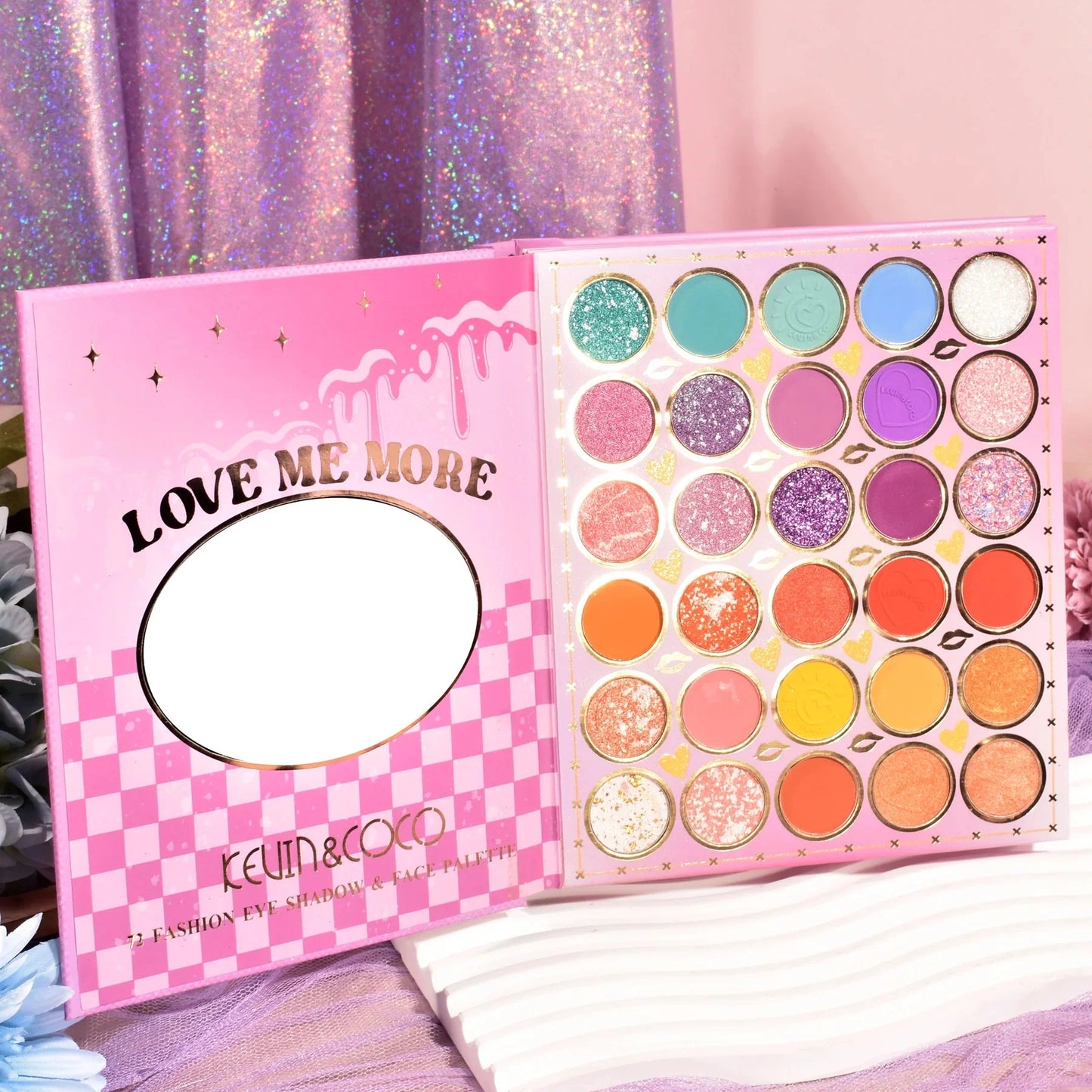 Book Makeup Palette 72 Couleurs Vintage - Kevin & Coco