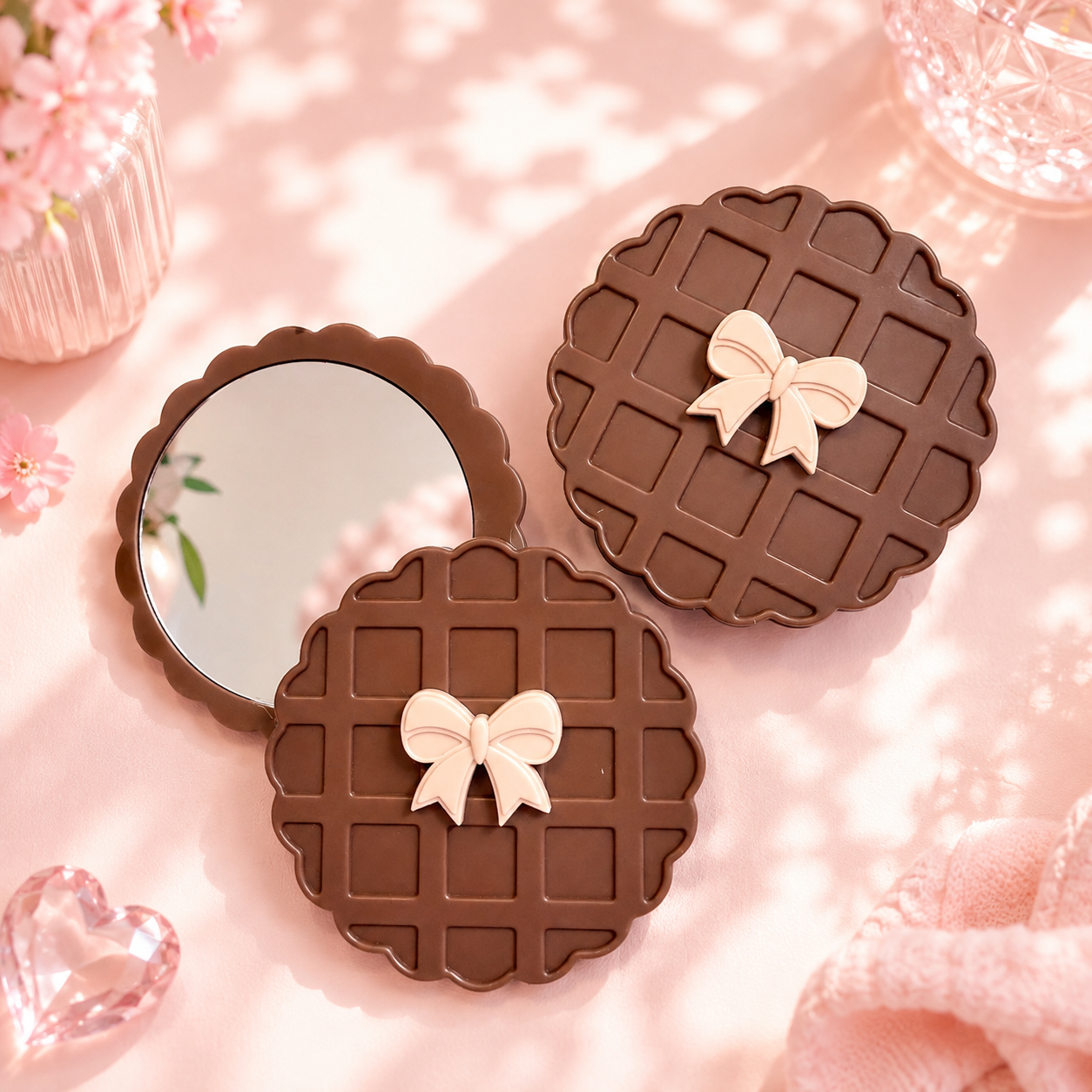 Miroir de Poche Biscuit Choco