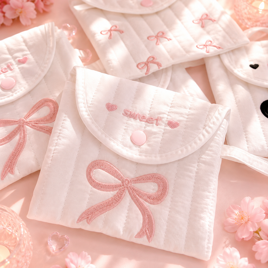 Pochette pour protections hygiéniques – Girly