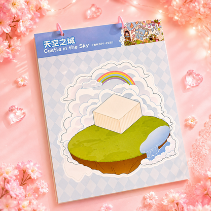 Grand Carnet Stickers Scène Thérapie